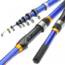 BAKAWA Telescopic Rock Fishing Rod Spinning Fly Carp Feeder Carbon Fiber Pesca 3M 2.7M 2.4M 2.1M 1.8M 1.5M Mini Travel Reel Seat