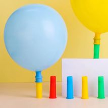 Wedding Baby Birthday Party Balloon Blowing Decoration Supplies Lung Function Exercise Balloon Blowing Nozzle Inflating Tool