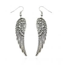 Vintage Angel Wings Earrings For Women Retro Feather Dangle Earrings Fashion Ear Party Jewelry Gift Drop Shipping Brincos