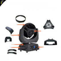 3610 36*3w LED Wash Moving Head Light Plastic Cover Housing 36x10w 108x3w Cover Case Shell Part Frame/Handle/Arm Cover/Head Ring