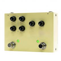 SONICAKE Levitate Dual Footswitch Stompbox Digital Delay and Reverb Guitar Effects Pedal QDS-02