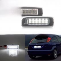 For Ford Focus MK1 1998-2005 High Brightness White LED License Plate Light Number Plate Lamp