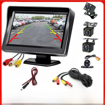 Easy Installation 4.3Inch or Rear View Camera Monitor Screen Reversing Camera for Car Parking Parking System Camera for Vehicle