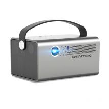 BYINTEK R17 Projector 4K Smart 3D Android WiFi Portable DLP Mini Projector Full HD 1080P 750ANSI Lumens 6D Keyston With Battery