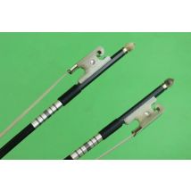 New black grillwork Carbon fiber violin bow 4/4 full size Ox horn frog