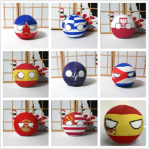Polandball Plush Doll Spain Ukraine Yugoslavia NATO Cuba Hellenic Britain Countryball Stuffed Pillow Toy Pendant Cosplay Gift