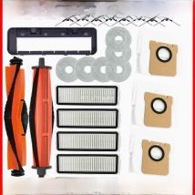 For Xiaomi Robot Vacuum X20 Max / D109GL Parts Accessories Main Brush Side Brush Hepa Filter Mop Cloth Dust Bag Replacement