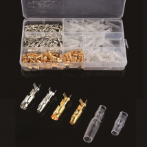 240Pcs 3.5mm/320Pcs 4mm Car Auto Motorcycle Bullet Terminal Male Female Wire Bullet Crimp Connectors Terminal +Insulation Sheath