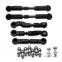 AXSPEED Completed Plastic Tie Rod Set Steel Ball Head End for 3Racing Sakura D4 AWD RWD 1/10 RC Drift Racing Car Accessories