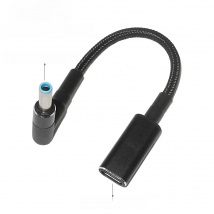 Type C to 4.5x3.0mm Plug Converter 100W USB C PD Fast Charging Cable for HP Dell Laptop Charger Adapter Connector Cable Cord