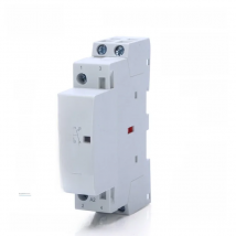 контактор HCH8s-25 Modular Contactor 2P  25A AC DC  2NO or 2NC 1NO1NC 24V 110V 220V Automatic Household Contactor Din Rail Type