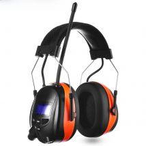 PROTEAR DAB/FM Radio Ear Defenders with  Bluetooth Rechargeable Electronic Headphones SNR 30db Wireless Noise Canceling Earmuffs