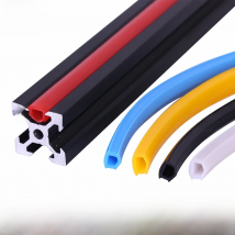 1meter 20/30/40/50 series 6mm/8mm /10mm flat seal for 2020 aluminum profile soft V-Slot Cover/ Panel Holder C-Beam machine