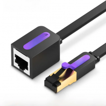 Vention Cat7 Ethernet Extension Cable RJ45 Cat7/Cat6 Male to Female Rj45 Ethernet Extender Adapter for PC Laptop Ethernet Cable