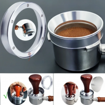 6 Magnetic Espresso Coffee Dosing Ring - Dosing Funnel Aluminum with 6 Magnets Fits 51/54/58/58.5mm Portafilter