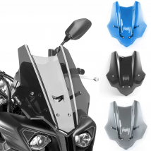 LJBKOALL for MT10 Windshield WindScreen for Yamaha FZ10 MT10 FZ 10 MT 10 Front Windshield Wind Deflector Visor Viser 2016-2021