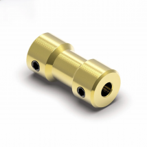 GKTOOLS D9L20 2mm/2.3mm/3mm/3.17mm/4mm/5mm/6mm Brass Flexible Motor Shaft Coupling Coupler Motor Transmission Connector