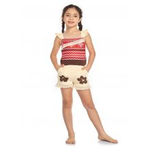 2-14Y  Softest Girl  Way Finder Princess Romper With Pockets Holiday Trip Everyday Wear Kid Cute Jumpsuit Dress Up Costume