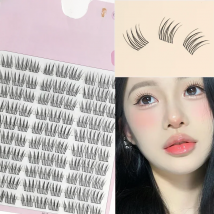 1 Box/90 Bunches Mink Eyelashes 3D Natural Korea Individual Eyelash extension Eyelash cluster Makeup Tool Lashes wholesale