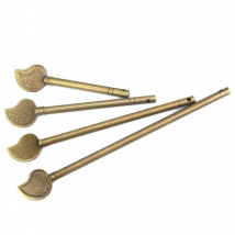 1x Brass Chinese Furniture Hardware Drawer Cupboard Closet Cabinet Safety Latch Lock Door Key Bolts Pin