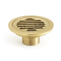 10cm Brass Round Floor Drain Cover Shower Waste Drainer Grate Floor Drain