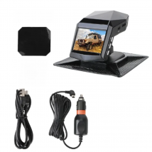 Car Dash Video Recorder Rear View Monitor DashCam 2Inch Screen 1080P Wide Angle(A)