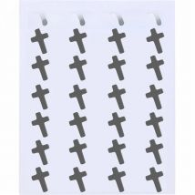 Vintage Black Cross Earrings Set Christian Religion Jewelry High Quality Stainless Steel Ear Piercing Stud Wholesale Accessories