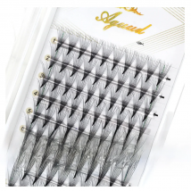 AGUUD Lashes Premade Narrow Fans 3D/5D/6D/8D/10D/12D Thin Stem Pointy Base Russian Volume Fan Eyelash Extensions Faux Mink
