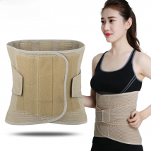 Orthopedic Posture Corrector Brace Elastic Adjustable Lower Back Support Waist Trimmer Belt Lumbar Support Belt for Men Women