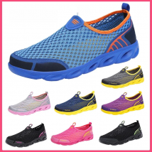 Fashion Casual Shoes Lightweight Summer Breathable Men Shoes Outdoor Comfortable Women Footwear Male Ladies Walking Shoes 36-45