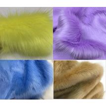 Wholesale quality pile 5cm faux fur fabric, thick fox fur,felt cloth,clothes shoes bag Materials