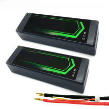 GTFDR 2PCS 2S Lipo Battery 7.4V 7.6V HV 8400mAh 7000mAh 6200mA 5200mAh 140C/280C 100C/200C 60C/120C 4mm for 1/8 1/10 Road RC Car