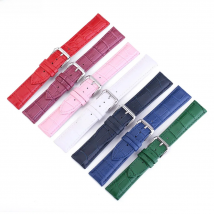 Crocodile Pattern Genuine Leather Strap Watch Band Watchband 12 13 14 15 16 17 18 19 20 22 24 mm Watch Strap Cow Leather Band