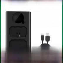Dual Camera Battery Charger for Sony NP-FW50 FZ100 BX1 Canon LP-E6 E8 E17 NB-13L fuji NP-W235 W126 Nikon EN-El15 EL25 Panasonic