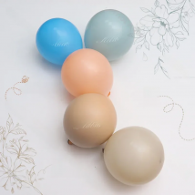 5/10/12inch Blue and Nude Matte Latex Balloons Bridal Shower Wedding Supplies Birthday Party Decorations Gender Reveal Balloons
