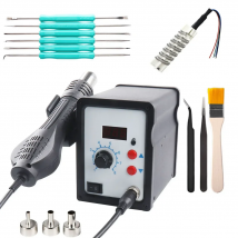 Hot Air Gun 858D BGA Rework Solder Station Blower Hair Dryer Hairdryer Soldering Heat Gun For SMD SMT Welding Repair