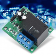 DC 5V/12V 3-5A Double Pole Double Throw DPDT Relay Module Self-locking Bistable Switch Low Pulse Trigger Board for PLC LED Motor