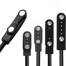 2 pins 4pins Smartwatch Dock Charger Adapter USB Charging Cable Cord for  Smart Watch Power Charge Wire Accessories