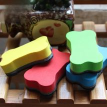 4pcs/lot New Lovely Bones Magnetic Whiteboard Eraser Magnetic Eraser Cleaner Blackboard Accessories