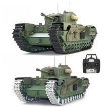 Tongde RC Tank 1/16 Churchill Mk.VII C2310 Remote Control British Main Battle Tank Model Metal Tracks Off-road Car Toy Gift