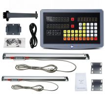 Slim KA500 YHSINO DRO Set Digital Readout Linear Encoder Kit 5V TTL 70mm-520mm Scale Line Dimensions for Lathe Mill Machine