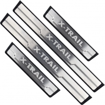 For Nissan X-Trail T33 T32 Accessories 2025 2024 2023-2014 Stainless Car Door Sill Kick Scuff Plate Protector Trim Cover Guard