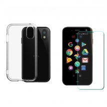 For TCL Palm Phone case Soft cases For Palm mini phone cover 3.3" tempered glass screen protector film For TCL Palm phone cover