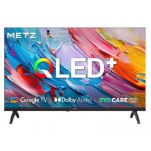 METZ MQF7000Z Smart TV HD QLED Google TV | Eyecare 3.0, HDR10, Dolby Audio, telecomando Bluetooth, cornice senza bordi, nero