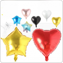 18 inch Star Heart shape Aluminum Inflatable Foil Balloons Birthday Party Decorations Helium Balloon Globos Wedding Decoration