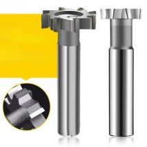 T Slot Milling Cutter HSS High Speed Steel Brazing Carbide Groove End Mill CNC Tool Machining Steel Metal Aluminum Diameter 8~80