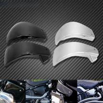 2xMotorcycle Battery Side Cover Faring Covers For Harley Softail Breakout Fat Boy FXDR Fat Street BOB Slim FLSL 2018 2019 2020