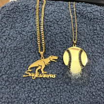 Custom Any Cartoon Character With Name Necklaces Nameplate Jewelry Stainless Steel Personalised Label Logo Letter Necklace BFF