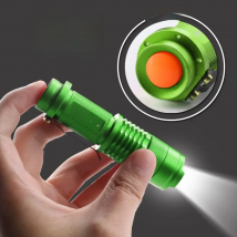 Mini LED Flashlight 2000LM Torch Zoomable Adjustable Focus Lantern Penlight For 14500 AA Battery For outdoor lighting