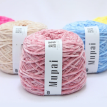1pc Chenille Yarn Velvet Yarn Texturized Polyester Blended Cotton Suggest Needle 100g / 4MM-5MM DIY Hand-Knitted Sweater